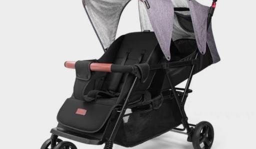 Koobaby T33 Double Stroller Twins Pram Full Recline Front & Rear